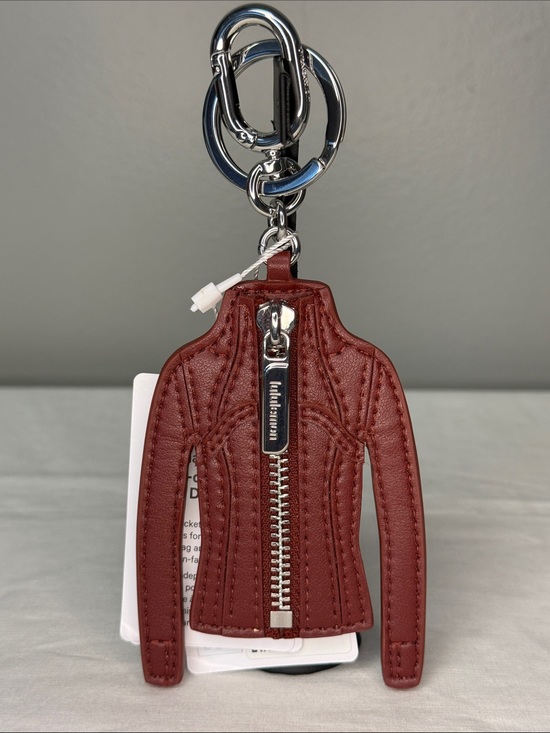 lululemon athletica Accessories - Lululemon Define Jacket Keychain Cranberry Silver NWT Carabiner Bag Charm